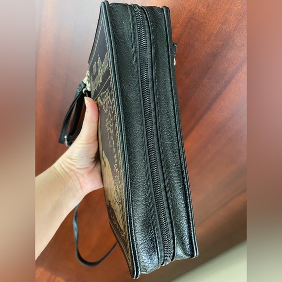 The Sleeping Beauty Vintage Book Purse Crossbody Clutch Handbag Vegan Classic - Picture 5 of 14